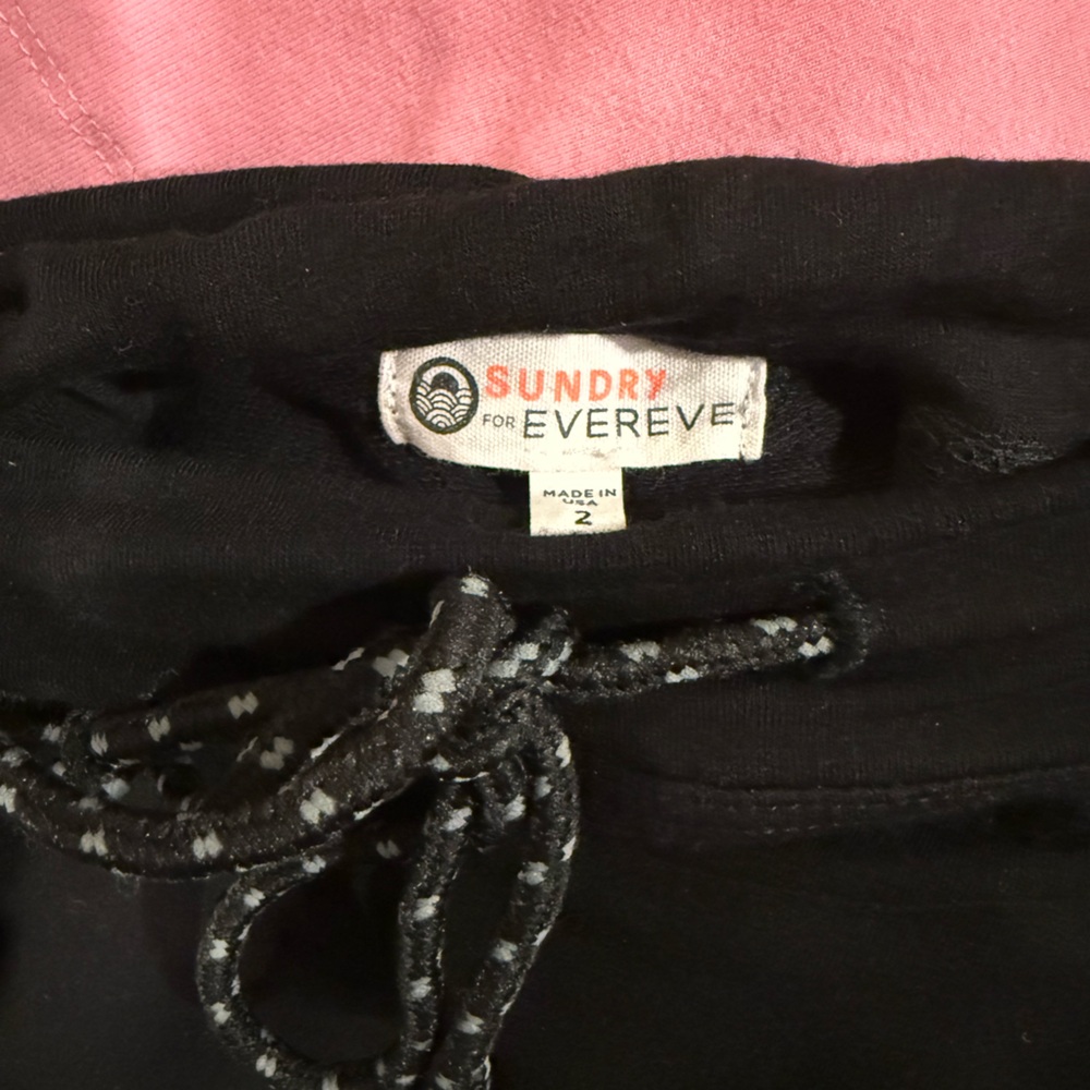 Sundry Black Drawstring Skirt Size 2 - Picture 5 of 7